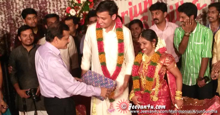 Mendus Jacob at Arjun Sunitha Wedding
